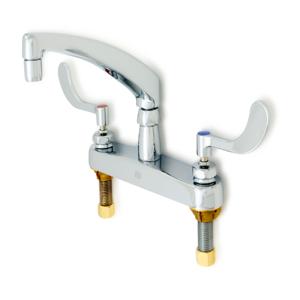 ZURN Z871G4-XL Swing Faucet With 2.2 GPM Pressure-Compensating Aerator and 4 Inch Wrist Blade Handles | CV8PBT