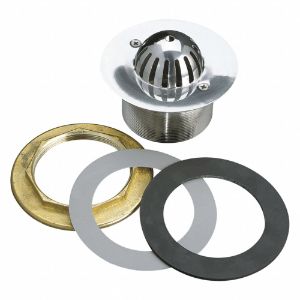 ZURN Z8734-PC Cast Brass, Drain Grates, Grids and Strainers, 2 Inch Pipe Diameter | CF2NEW 48RX54
