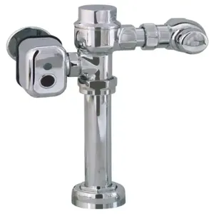 ZURN ZEMS6200-HET.0007 Exposed Sensor Hard Wired Piston Water Closet Flush Valve 1.28 GPF in Chrome | CV8PDY