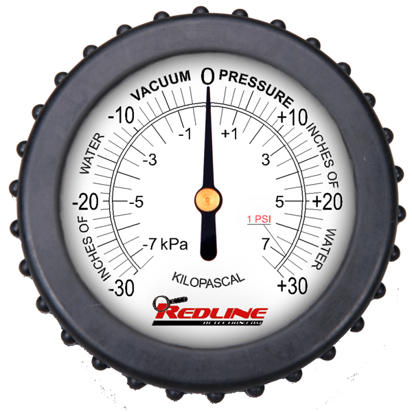 Redline-Erkennung 96-0037  Verbunddruck-/Vakuummessgerät